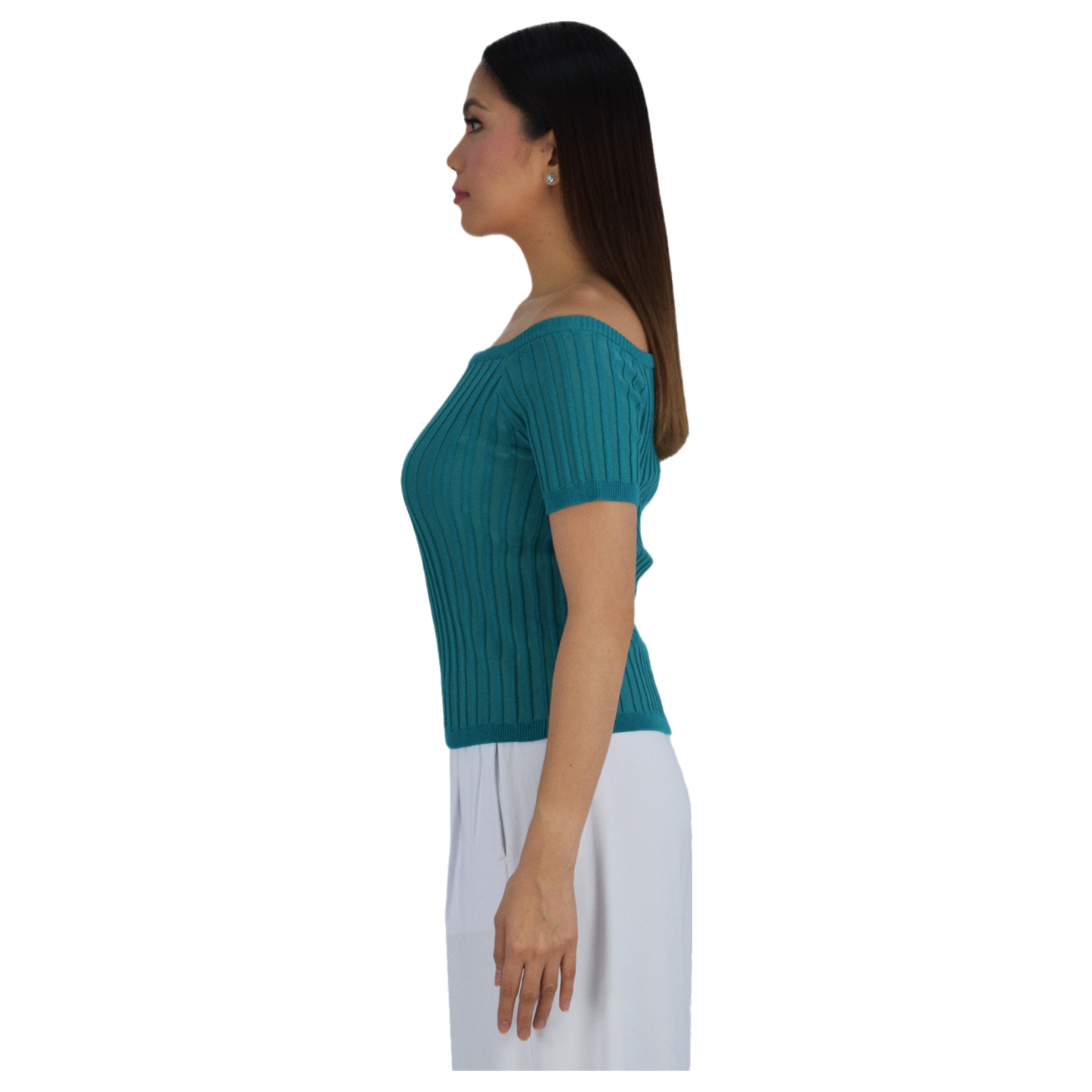 PLAIN OFFSHOULDER TOP