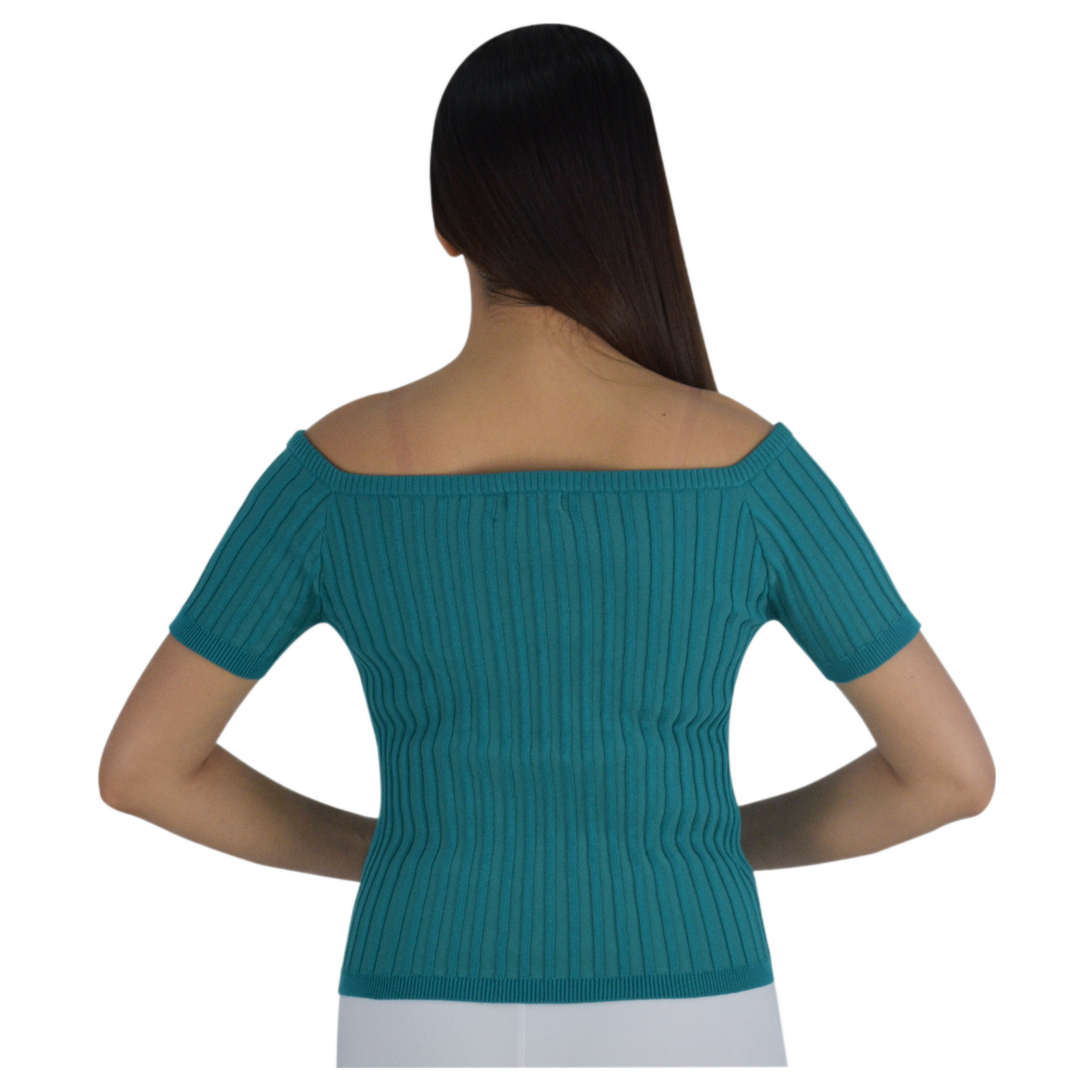 PLAIN OFFSHOULDER TOP