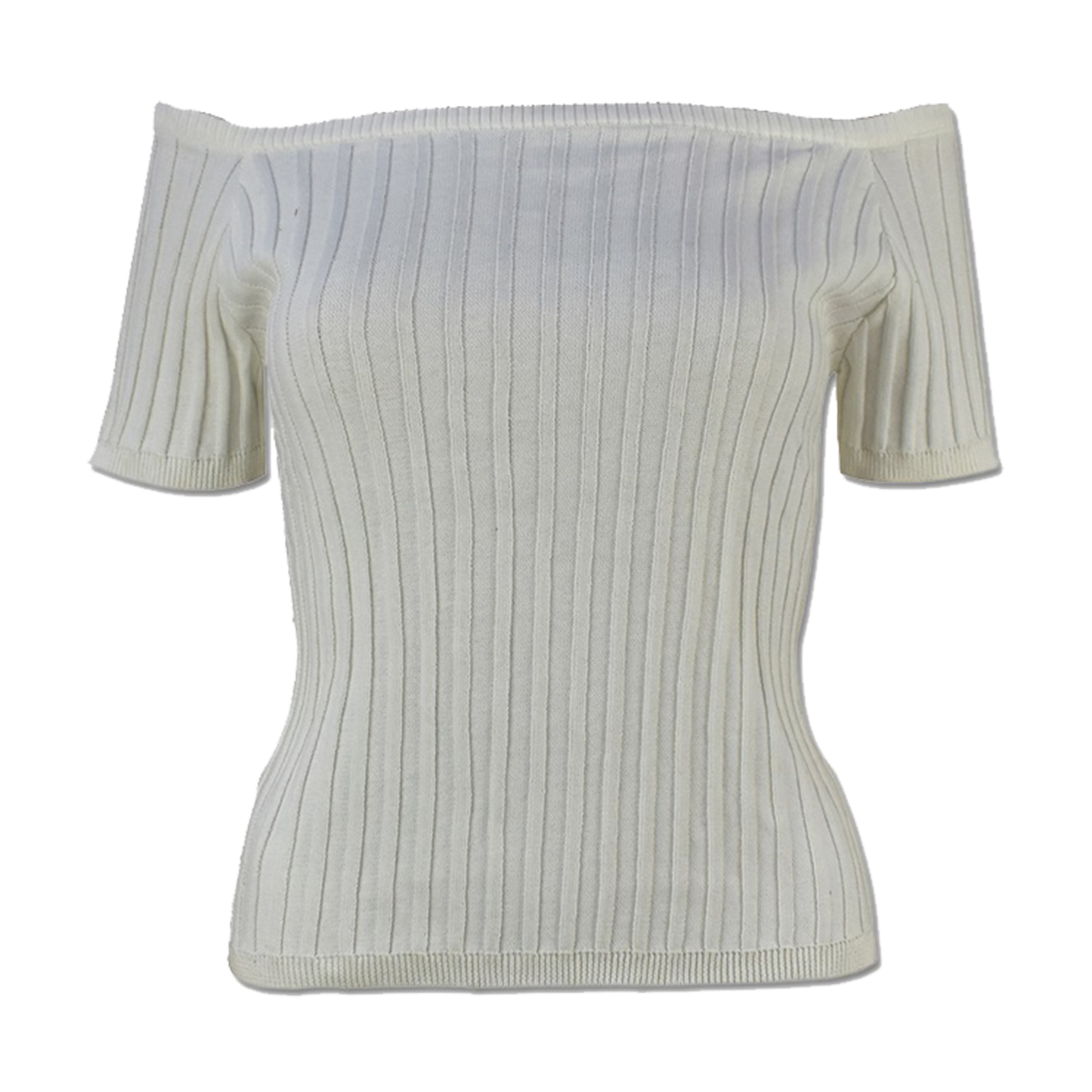 PLAIN OFFSHOULDER TOP