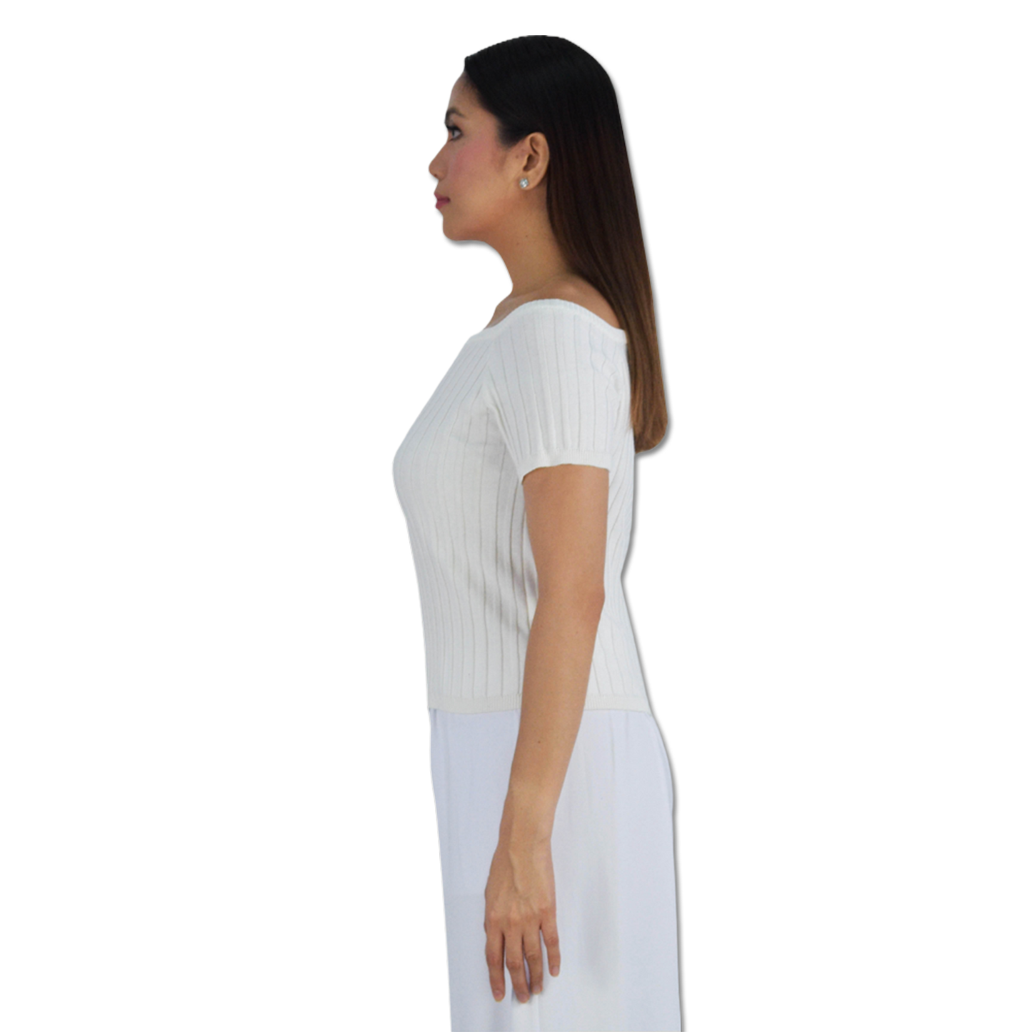 PLAIN OFFSHOULDER TOP