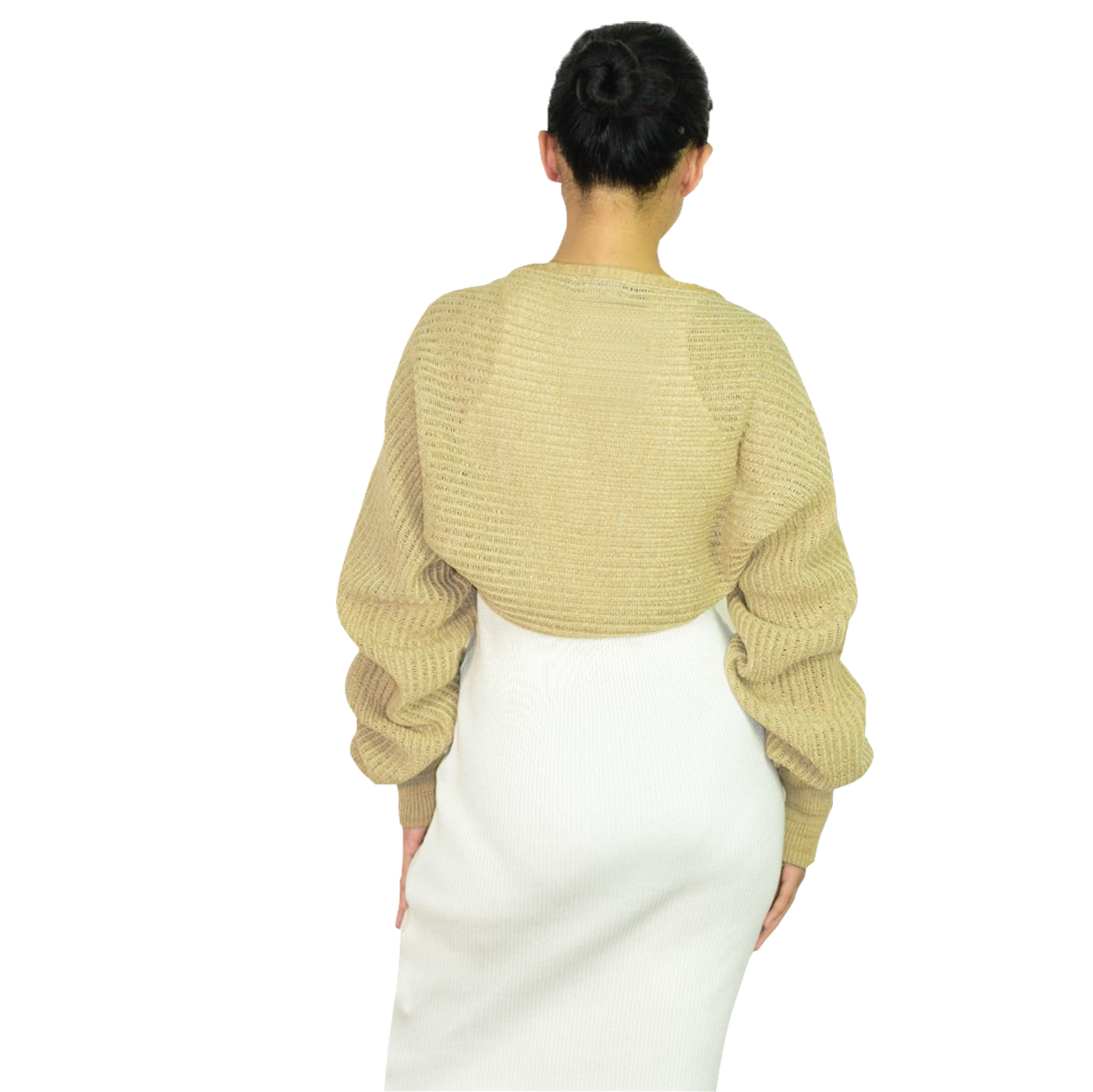 RIBBED BOLERO