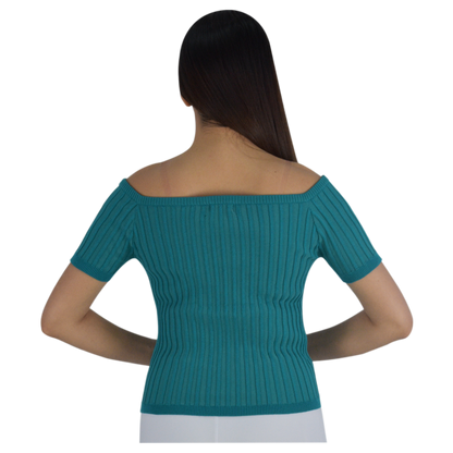 PLAIN OFFSHOULDER TOP