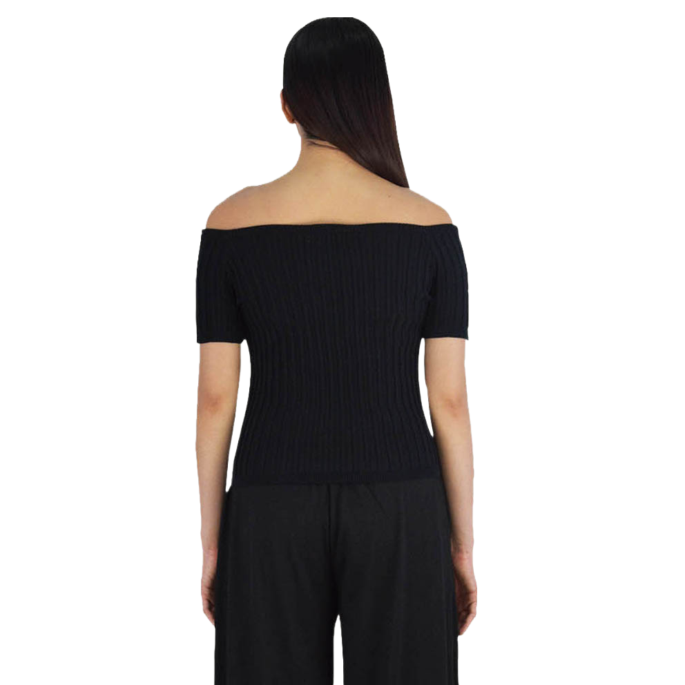 PLAIN OFFSHOULDER TOP
