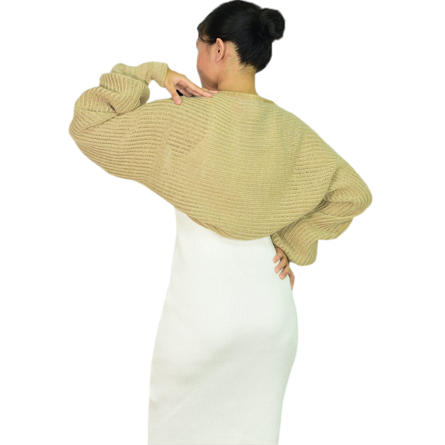 RIBBED BOLERO