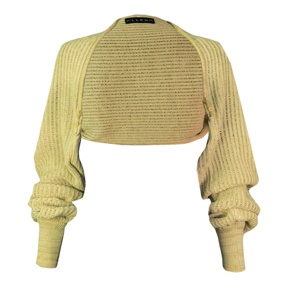 RIBBED BOLERO