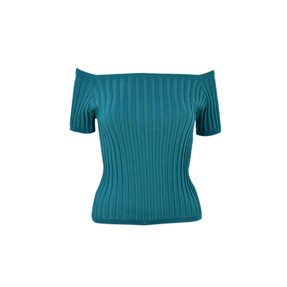 PLAIN OFFSHOULDER TOP
